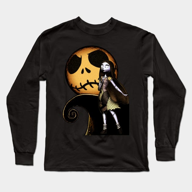 Sally Nightmare Before Christmas Long Sleeve T-Shirt by kuygr3d